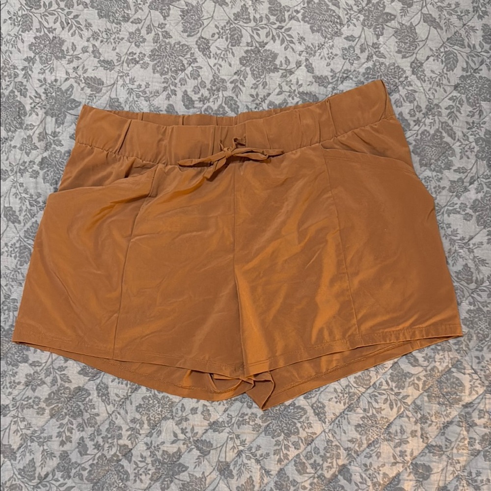 All in Motion Mustard Shorts